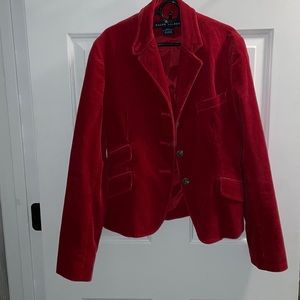 Red Ralph Lauren corduroy jacket